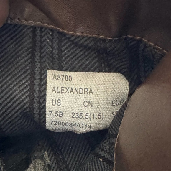 Coach Womans Alexandra Suede Mid Calf Heeled Boots Size 7.5B - Picture 6 of 6